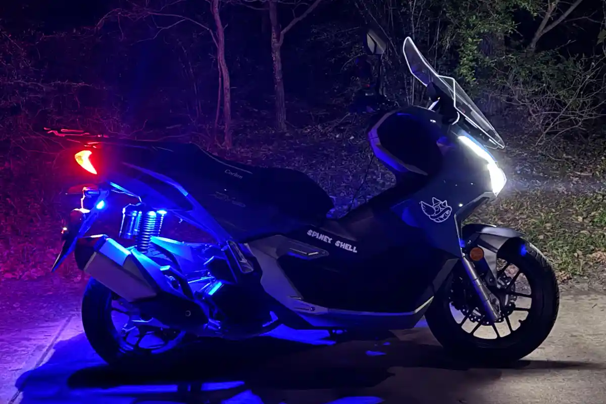 Spiney Shell, the Scooter of Chrispy Wood